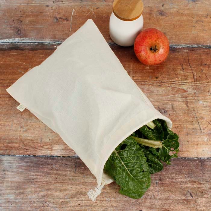 Organic Cotton Produce Bag - Medium UNPACKAGED