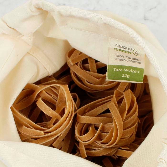 Organic Cotton Produce Bag - Medium UNPACKAGED