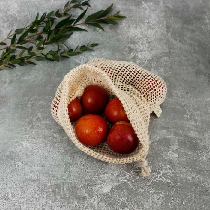 Organic Cotton Mesh Produce Bag - Small