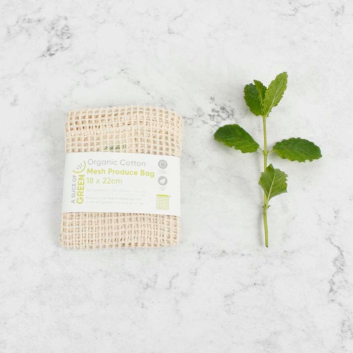 Organic Cotton Mesh Produce Bag - Small