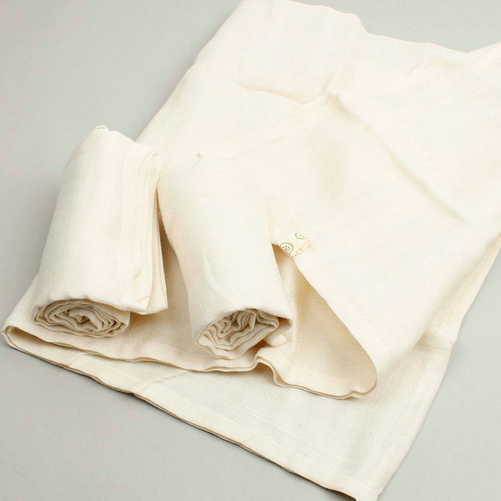 Organic Cotton Muslin Cloth - Natural - Single