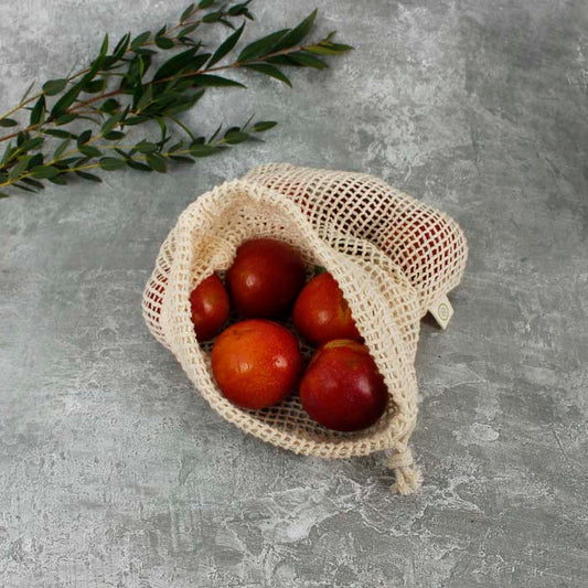Recycled Cotton Mesh Produce Bag - Small