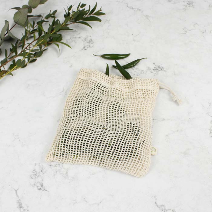 Recycled Cotton Mesh Produce Bag - Small