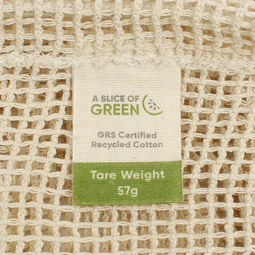 Recycled Cotton Mesh Produce Bag - Large